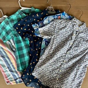 Lot of boys button down short-sleeve shirts